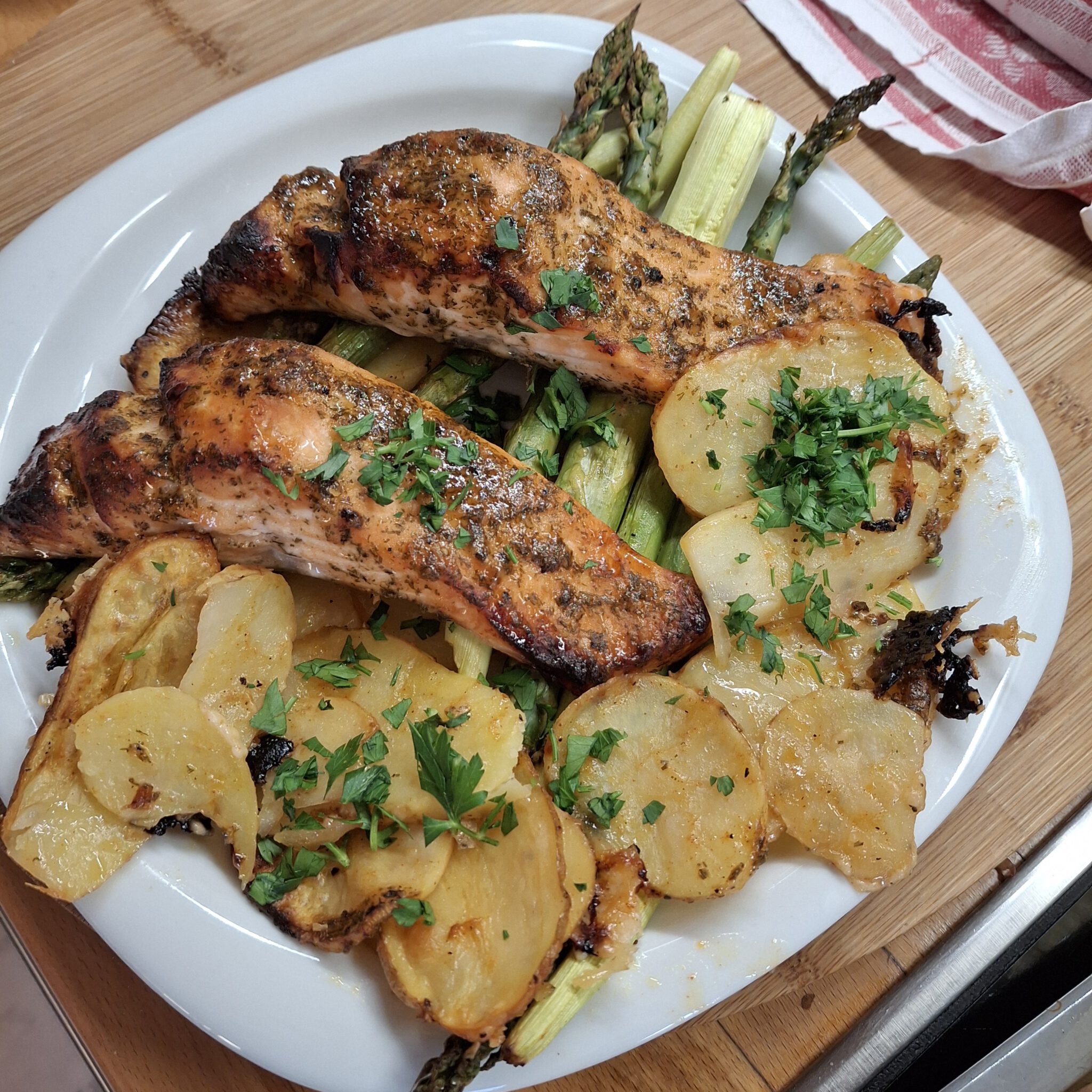 lachs in blätterteig mit frischkäse